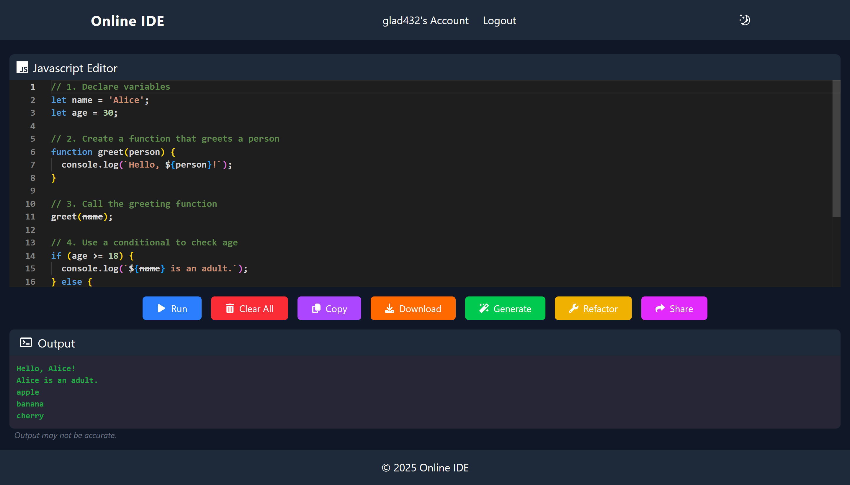 JavaScript