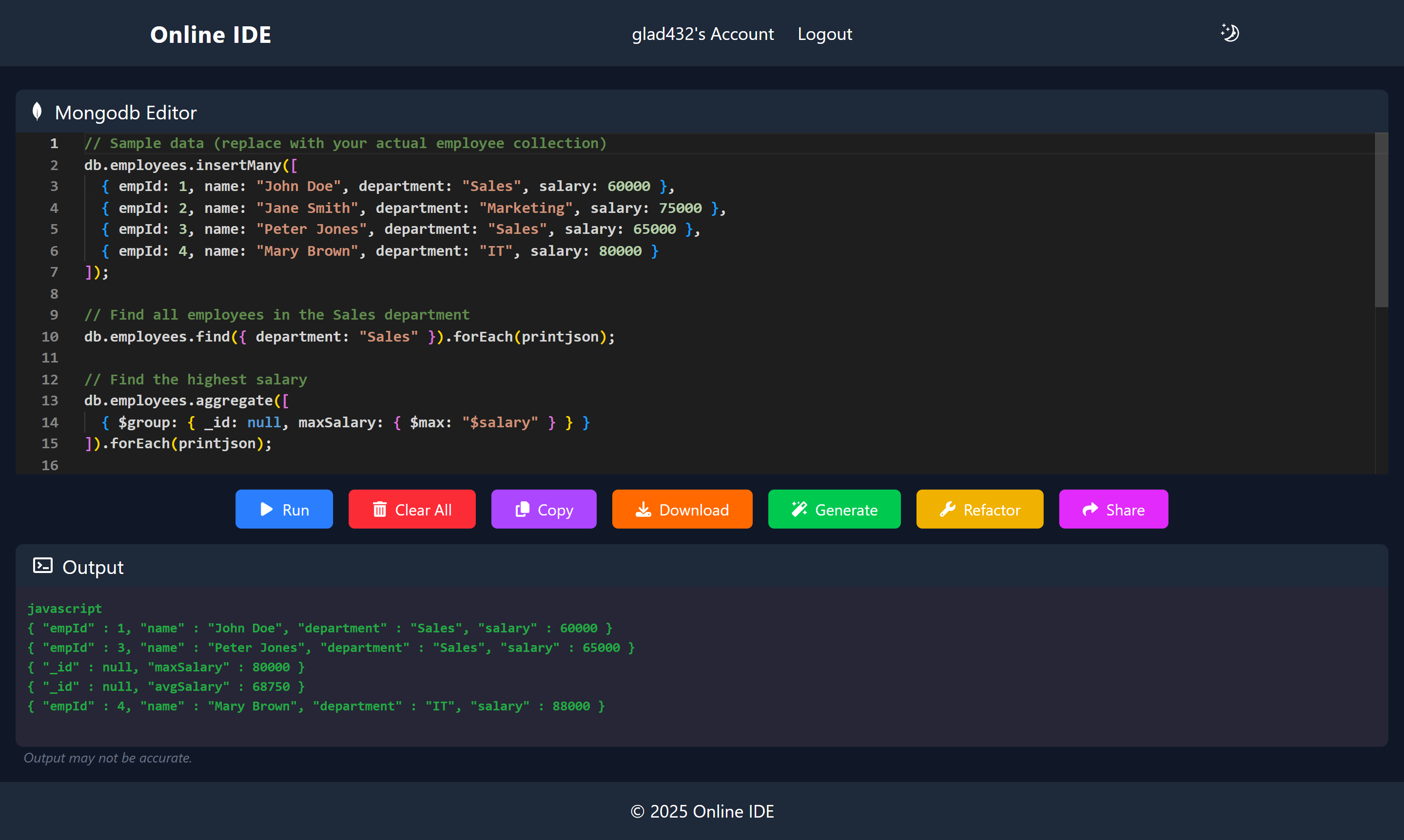 MongoDB