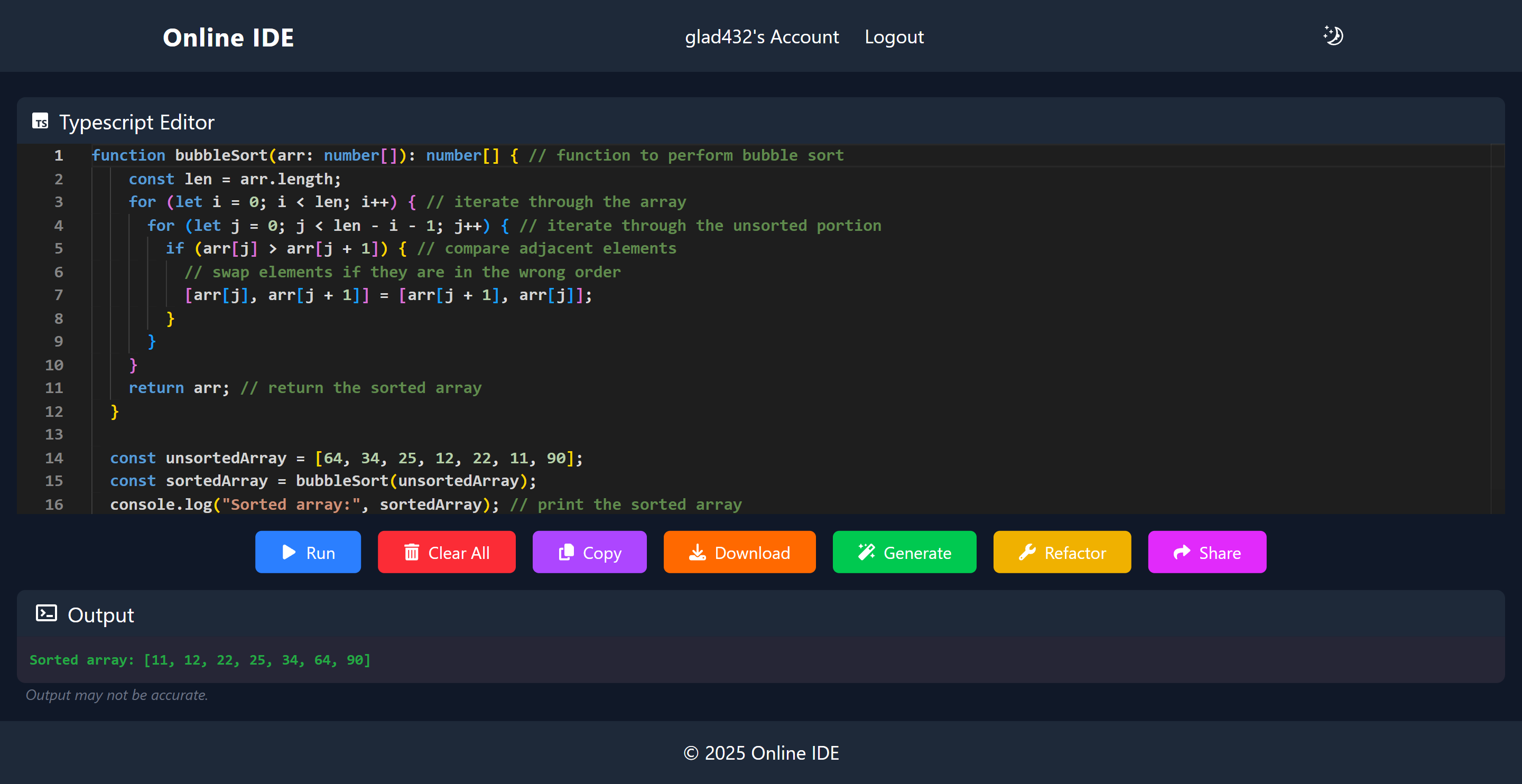 Typescript